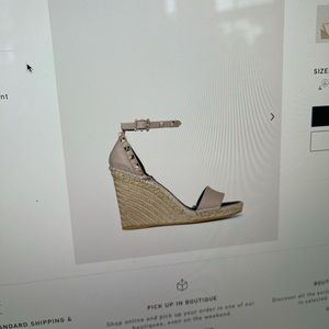 Valentino Rockstud Double Wedge Sandal